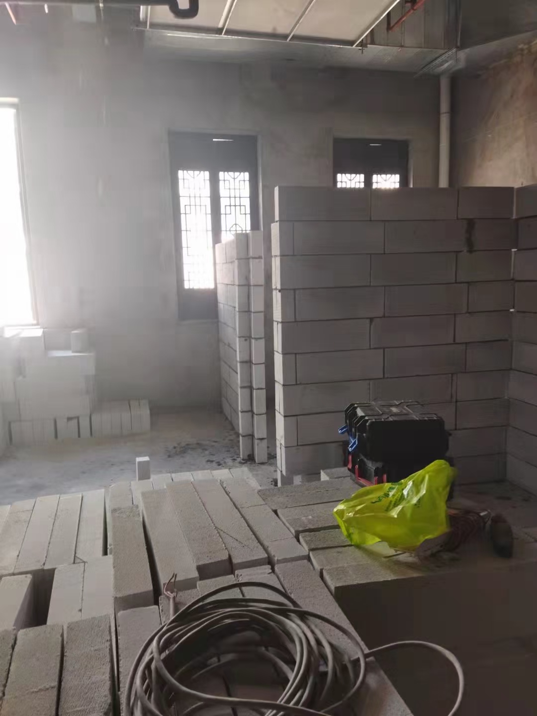隔墙分区施工参考